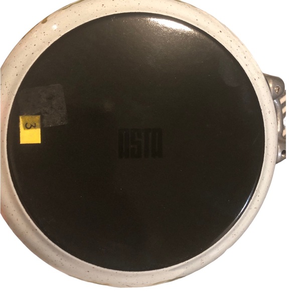 NEW~ Vintage ASTA Enamel Cookware 1 1/2 Qt Pot Springtime Floral Pattern - Picture 3 of 5